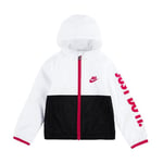 Nike Kids Jakke Key Item Just Do It Windbreaker Hvid 5-6 Years