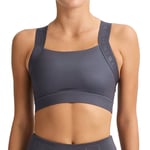 Röhnisch Kay Sports Bra sport bh (dam) - Dk Grey Plum, M