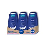 Nivea - Crème de douche, 6 confections de 250 ml Creme Care