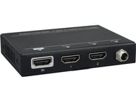 Vivolink Vlhdmisp1x2, Hdmi, 2X Hdmi, 1.4/2.0, 3840 X 2160 Piksler, Sort, Metall