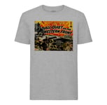 T-Shirt Homme Col Rond All Quiet On The Western Front Vieille Affiche De Film Guerre Rétro Poster Cinéma