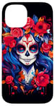 Coque pour iPhone 14 Dia De Los Muertos Masque La Catrina