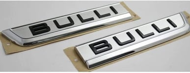 Alkuperäinen VW T6 Transporter Bulli -kirjeet Set Fighter Door Emblem Alumiini Matt