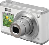 Appareil Photo Numérique 4K, Caméscope Compact À Zoom Optique 60Mp Ultra Hd 10X, Caméra Deportable, Pour Enfants (Blanc)