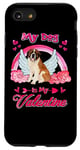 iPhone SE (2020) / 7 / 8 My Dog Is My Valentine Funny St Bernard Dog Valentines Day Case