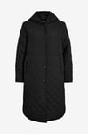 Vila - Kappa viGalia L/S Hooded Coat - Svart