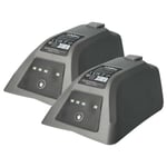 2 Batteries pour Gardena 8025-20 (35m Roll-up) 18V