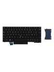 Lenovo - notebook replacement keyboard - with Trackpoint - France - black - Bærbar tastatur - til udskiftning - Fransk - Sort