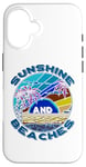 Coque pour iPhone 16 Soleil et plages Palmiers Île tropicale Plage de sable