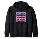 Raved in the 90s, Old Skool Raver, Raving, OldSkool Rave Zip Hoodie