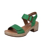 Remonte Femme D0n52 Sandale à Talon, Vert Pomme 52, 38 EU