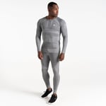 Dare 2b Mens Grey Colour Block In The Zone III Leggings, Size: L - Sale