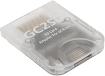 GC2SD Adaptateur de Carte de Stockage Micro de Qualit? Sup?rieure pour Wii,Adaptateur de Convertisseur de Cl? de Carte M?moire SD pour Wii pour Console de Jeu GC,Adaptateur de Carte(Transparent)