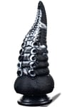 Sealik Tentacle Dildo Black-White 20 cm