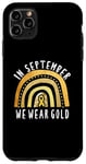 iPhone 11 Pro Max Childhood Cancer Awareness Rainbow In September We Wear Gold Case