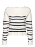 Mango Boat-Neck Knitted Sweater Vit