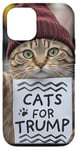 Coque pour iPhone 12/12 Pro Cats For Trump