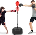 Punching Ball sur Pied Enfant Sac de Frappe Boxe avec Base à 6 Ventouses Hauteur