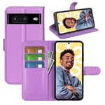 Google Pixel 8      Pu Wallet Case    [Purple]