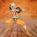 Une PIÈCE Modèle De Collection De Statue De Jouet D'anime 14Cm / 5,5 Pouces Sniper King Usopp 20E Anniversaire Figurines pour Le Cadeau des Fans