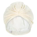 Fashy Bonnet de Bain en Tissu pour Femme avec Fermeture Velcro - Noir - Taille Unique EU