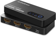 Switch Hdmi 2.1, Bi-Directional Commutateur Hdmi 2 In 1 Out/1 In 2 Out Selector Hub Soutien 8K@60Hz 4K@120Hz 48Gbps (1 Écran À La Fois)