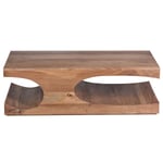 Rootz Soffbord - Solid Wood Soffbord - Förvaringsfack - Acacia Wood - Brun