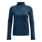 Women's Under Armour UA Train Cold Weather Half Zip Pullover Top in Blue