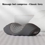 Elektrisk massager nackkudde varm kompress vibrationsmassage nackdrag relax sova memor  (FMY)