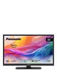 Panasonic TV-24S50AEY (2024) LED HDR HD Ready 720p Smart Fire TV, 24 inch with Freeview Play, Black