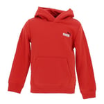 PUMA ESS 2 Color Small No. 1 Logo Hoodie FL B, Sweats à Capuche Garçon, Red Fire,