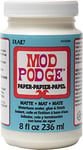 Mod Podge 8 oz Paper Matte Waterbase Sealer, Glue and Finish, Clear