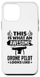 Coque pour iPhone 12 mini Pilote de drone - Voici à quoi ressemble un pilote de drone génial