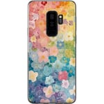 Samsung Galaxy S9+ Transparent Mobilskal Miniatyrblommor