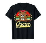 Vintage Gaming Video Game Players Teenage Boys Men Gamer T-Shirt