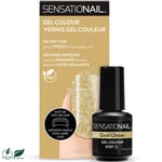 SensatioNail Damage Proof LED Gel Polish - Gold Glitter 7.39ml (71739)