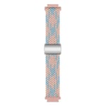 Flätat magnetiskt klockarmband Garmin Venu 2s - Blue Pink