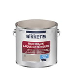 Sikkens - Peinture Laque Extérieure Bois et Fer - Finition tendue, sous-couche intégrée, facile à appliquer - Satin Taupe 2,5 L