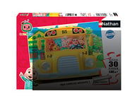 Nathan - Puzzle Enfant - 30 pièces - Dans le bus de Cocomelon - Fille ou garçon dès 4 ans - Puzzle de qualité supérieure - Carton épais et résistant - Quotidien & Transport - 86156