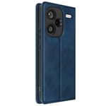 Avizar Case formi Note 13 Pro Plus Wallet Video Support Soft Cover, Dark Blue