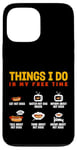 Coque pour iPhone 13 Pro Max Ce que je fais : les hot-dogs mangent Watch Inform Talk