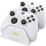 Venom Xbox Series X/S Twin Charging Dock with Rechargeable Battery Packs White