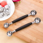 Stainless Steel Fruit Scoop With Ice Cream Baller And Portable Melon Baller For