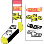 Sex Pistols Anarchy In The UK Socks One Size UK 7-11 NEW OFFICIAL