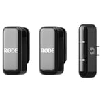 Rode Wireless Micro Ultra-compact Wireless Microphone System with USB-C - Black