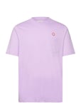 Double A By Wood Wood Adi Pocket Resort T-Shirt Gots Lila