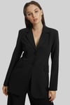 James Lakeland Womens Black Tuxedo Blazer - Size 8 UK