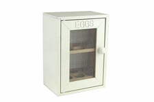 New Cream 2 Tier 12 Piece Wood Kitchen Chicken Egg Eggs Storage Cabinet Contain