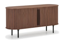 Sideboard Neandir 150x45 cm Massiv Valnöt - Brun & skänk