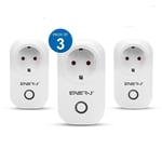 WiFi Smart Plug EU Type with Energy Monitor (3pc pack)